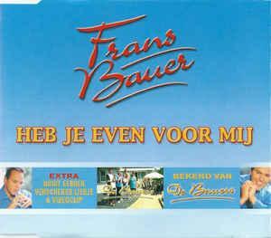 cd single - Frans Bauer - Heb Je Even Voor Mij, Cd's en Dvd's, Cd Singles, Zo goed als nieuw, Verzenden