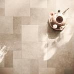 Vloertegel Creme Multivloer (Vloeren, Afbouwmaterialen), Keramiek, Nieuw, Ophalen of Verzenden, 10 m² of meer
