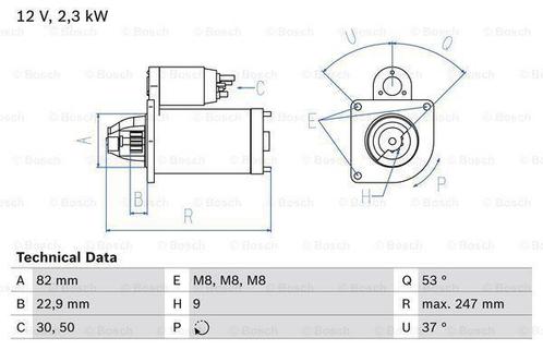 Startmotor / Starter PEUGEOT BOXER (2.8 HDi,2.8 HDI,2.8 H..., Auto-onderdelen, Motor en Toebehoren, Nieuw, Ophalen of Verzenden