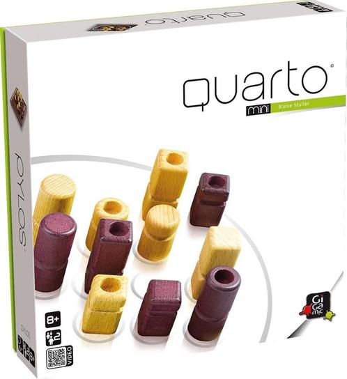 Quarto Mini | Gigamic - Gezelschapsspellen, Hobby en Vrije tijd, Gezelschapsspellen | Bordspellen, Nieuw, Verzenden