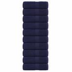 vidaXL Gastendoekjes FROGN 10 st 30x50 cm 360 g/m², Verzenden, Nieuw, Blauw