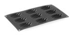 Siliconen bakvorm - Madeleines - 9x 70x47x(H)17mm - Hendi -, Verzenden, Nieuw in verpakking