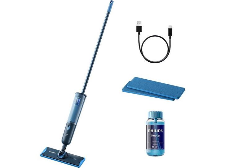 Philips -  Oneup  Elektrische Dweil Blauw, Witgoed en Apparatuur, Stofzuigers, Nieuw, Minder dan 1200 watt, Verzenden