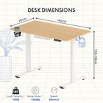 FLEXISPOT QS1 PRO Elektrisch Sta-bureau - Hoogteverstelbaar, Verzenden, Nieuw