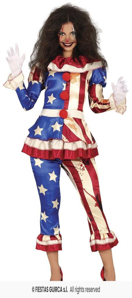 Killer Clown Kostuum Dames, Hobby en Vrije tijd, Feestartikelen, Feestartikel, Nieuw, Verzenden