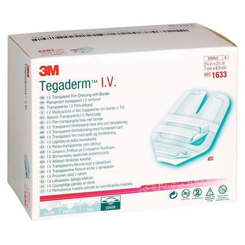 Tegaderm I.V. transparante infuuspleister 8,5x10,5CM - 50, Diversen, Verpleegmiddelen, Verzenden