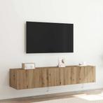 vidaXL TV Wandkast artisanaal eikenkleurig 80 x 35 x 31 cm, Minder dan 50 cm, Verzenden, Nieuw, Minder dan 100 cm