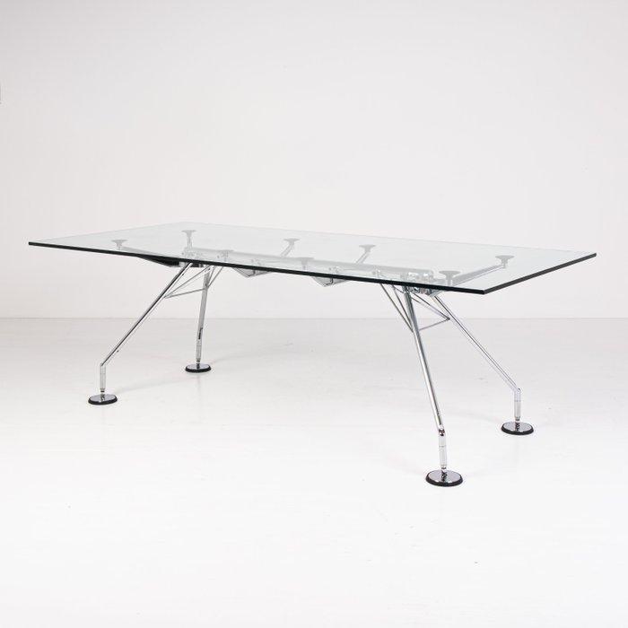 Tecno - Norman Foster - Tafel - Nomos - Glas, Staal, Antiek en Kunst, Antiek | Meubels | Stoelen en Banken