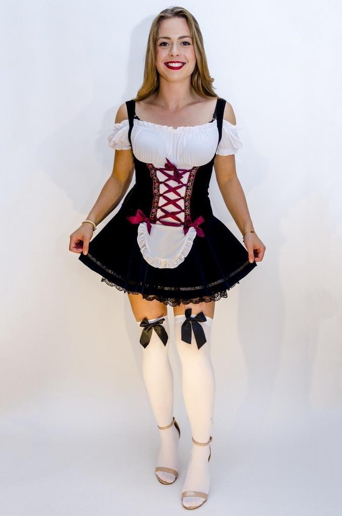 Oktoberfest jurkje Mariska sexy, Hobby en Vrije tijd, Feestartikelen, Verzenden
