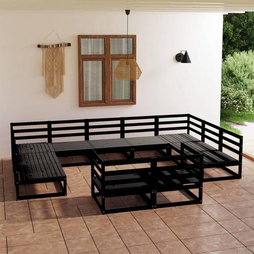 vidaXL 11-delige Loungeset massief grenenhout, Tuin en Terras, Tuinsets en Loungesets, Loungeset, Nieuw, Verzenden
