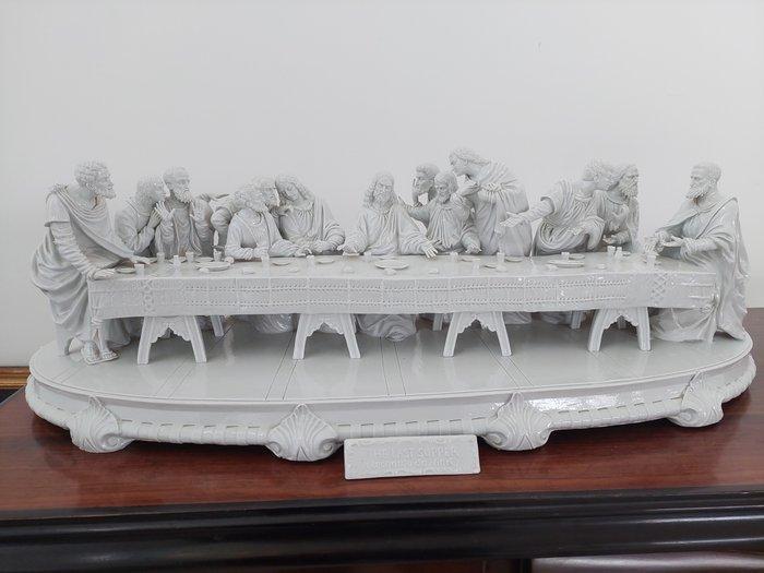 Sitzendorf - sculptuur, LUltima cena (The Last Supper -, Antiek en Kunst, Antiek | Glas en Kristal