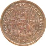 Nederland. Wilhelmina (1890-1948). 1/2 Cent 1921  (Zonder