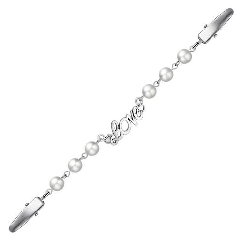 Fako Bijoux® - Vestsluiting - Vestclip - Parels - Love -, Sieraden, Tassen en Uiterlijk, Broches, Verzenden