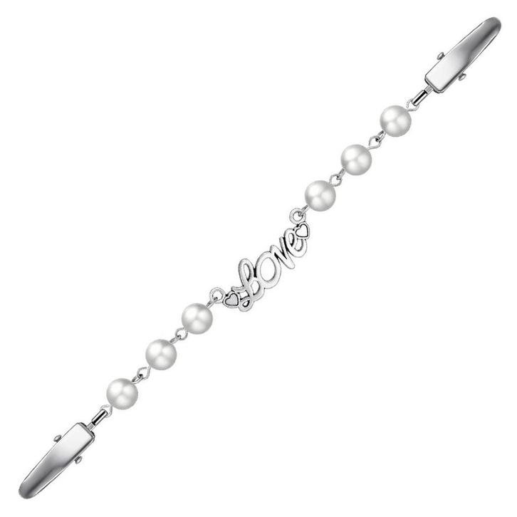 Fako Bijoux - Vestsluiting - Vestclip - Parels - Love -, Sieraden, Tassen en Uiterlijk, Broches, Verzenden