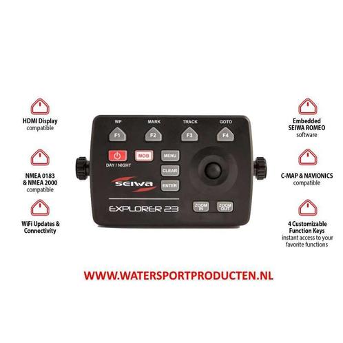 Seiwa Explorer 23, Watersport en Boten, Navigatiemiddelen en Scheepselektronica, Kaartplotter of Fish Finder, Nieuw, Verzenden
