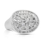 Ring - 18 karaat Witgoud - 2.46ct. tw. Diamant (Natuurlijk), Nieuw