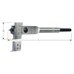 Rotec Verstelbare Speedboor Ø15-45 L=205, Doe-het-zelf en Verbouw, Gereedschap | Boormachines, Verzenden, Nieuw
