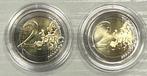 Vaticaan. 2 Euro 2023 Perugino + Manzoni (2 monnaies), Postzegels en Munten