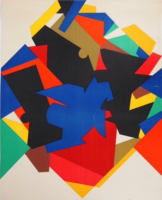 Maurice Estève (1904-2001) - Abstraction en couleurs, Antiek en Kunst, Antiek | Overige Antiek