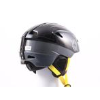48 49 50 51 52 skihelm/snowboardhelm SLOKKER, Black/grey/yel, Verzenden, Gebruikt