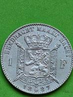 België. 1 Franc 1887 Vlaams (Zonder Minimumprijs)