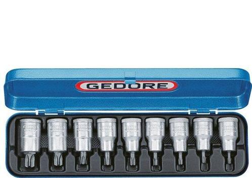 Tx20 - Tx60 Torx 1/2 Gedore 9-Delige Dopsleutelset voor, Doe-het-zelf en Verbouw, Gereedschap | Handgereedschap, Nieuw, Verzenden