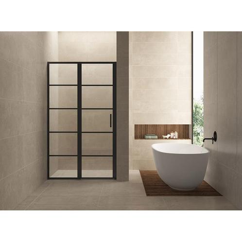 Nisdeur Wiesbaden Horizon met Vast Paneel 130x200 cm 8 mm, Doe-het-zelf en Verbouw, Sanitair, Douche, Nieuw, Ophalen of Verzenden