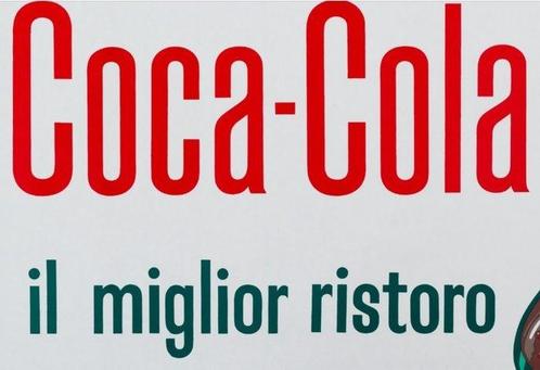 Anonymous - Sempre.....Coca Cola, il miglior ristoro -, Antiek en Kunst, Antiek | Wandborden en Tegels