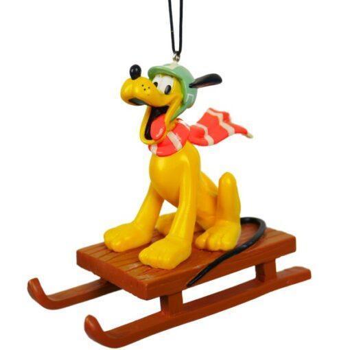 Disney Home Ornament – Pluto Op De Slee, Verzamelen, Disney, Goofy of Pluto, Nieuw, Beeldje of Figuurtje, Ophalen of Verzenden