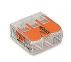 50 stuks Wago 221 Lasklem 3-Weg, Ophalen of Verzenden, Nieuw