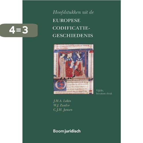 Hoofdstukken uit de Europese Codificatiegeschiedenis / Boom, Boeken, Studieboeken en Cursussen, Zo goed als nieuw, Verzenden