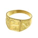 Zegelring - 18 karaat Geel goud, Sieraden, Tassen en Uiterlijk, Antieke sieraden