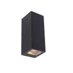 Moderne wandlamp zwart 2-lichts AR70 IP54 - Baleno, Nieuw, Minder dan 50 watt