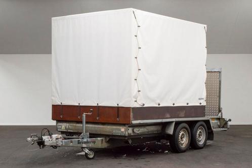 Brenderup Machinetransporter met huif Machinetransporter, Auto diversen, Aanhangers en Bagagewagens, Gebruikt, Ophalen of Verzenden