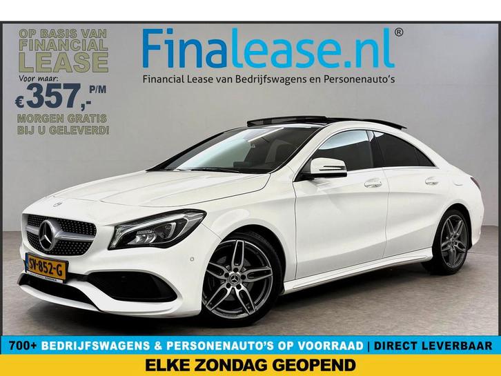 Mercedes-Benz CLA-Klasse 180 AMG Pano LED Cam Cruise NAP, Auto's, Mercedes-Benz, Lease, Automaat, Sedan, Benzine, Navigatiesysteem