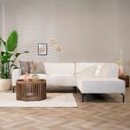 50% Korting: Hoekbank Kansas stof gemêleerd beige rechts, Huis en Inrichting, Banken | Bankstellen, Ophalen, Zo goed als nieuw