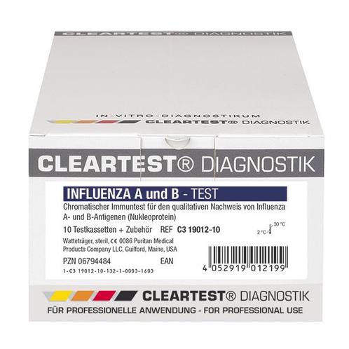 Cleartest Influenza-Test 25 Testen, Diversen, Verpleegmiddelen, Nieuw, Verzenden