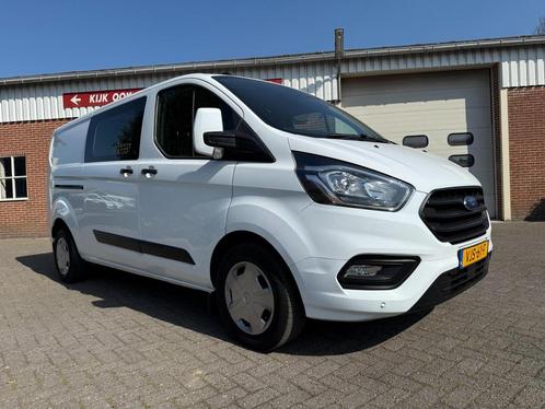 Ford Transit Custom 320 2.0 TDCI L2H1 130pk euro 6 navi came, Auto's, Bestelauto's, Onderhoudsboekje, Lease, Automaat, Wit, Financial lease