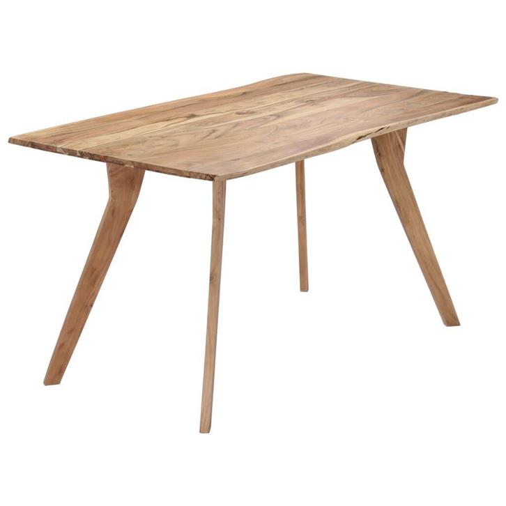 Eettafel Massief Hout 140x80 | Retourdeal | Stijlvol & Du..., Huis en Inrichting, Tafels | Eettafels, 50 tot 100 cm, 100 tot 150 cm