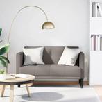 vidaXL Loveseat Bank Taupe 111 cm Stof, Huis en Inrichting, Verzenden, Nieuw, Stof