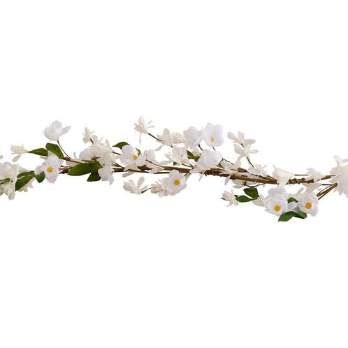 Witte Slinger Kunstbloemen 1,8m, Hobby en Vrije tijd, Feestartikelen, Nieuw, Verzenden