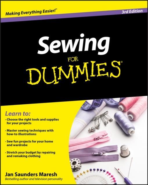 Sewing For Dummies 9780470623206, Boeken, Wetenschap, Zo goed als nieuw, Verzenden