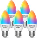 Aigostar LED RGB Lamp - Dimbaar - 7W - E27 - 5 Stuks, Verzenden, Nieuw