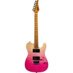 Jet Guitars JT-450 QTPK elektrische gitaar - Roze (Quilted, Ophalen of Verzenden, Nieuw