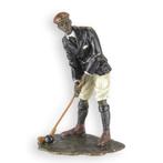 A BRONZE SCULPTURE OF A GOLFER (Beeldjes - Decoratie), Verzenden
