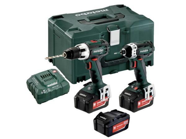 Veiling - Metabo boormachine en boorhamer set BS18LT + SSD18, Doe-het-zelf en Verbouw, Gereedschap | Boormachines, Nieuw