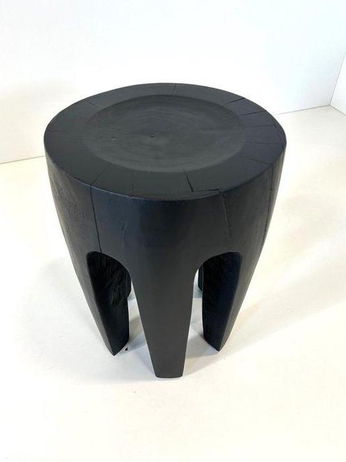 Elite - Kruk - Omhelzing - NUOVO Massief teak hout zwart, Antiek en Kunst, Antiek | Meubels | Stoelen en Banken
