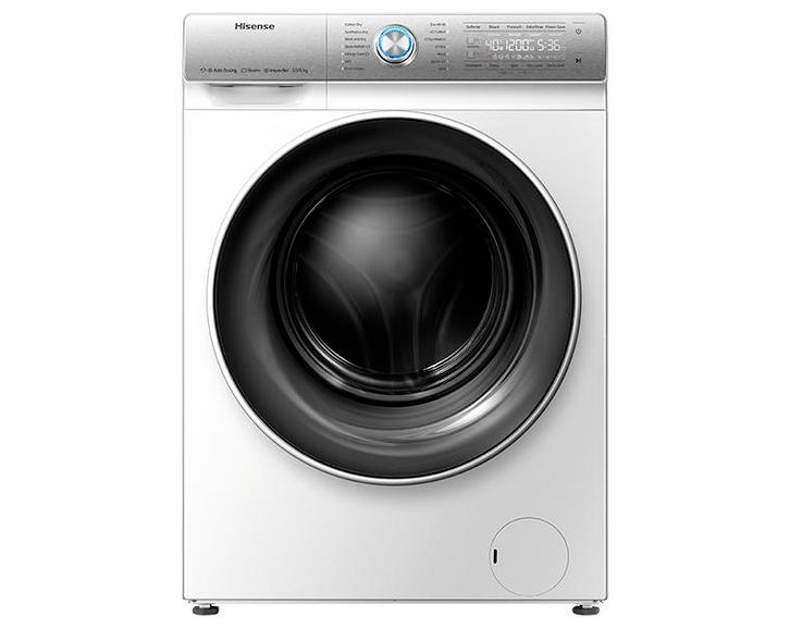 Hisense Wfqr1014evajm Wasmachine 10kg 1400t, Witgoed en Apparatuur, Wasmachines, Zo goed als nieuw, Voorlader, 85 tot 90 cm, Ophalen of Verzenden