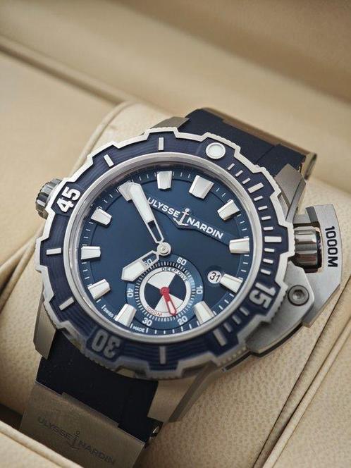Ulysse Nardin - Diver Deep Dive 1000M Blue - 3203-500-3/93 -, Sieraden, Tassen en Uiterlijk, Horloges | Heren