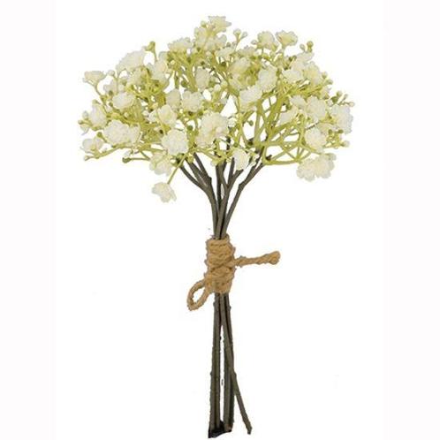 Gipskruid dry color cream 29cm bundel  voor corsage of, Huis en Inrichting, Woonaccessoires | Kunstplanten en Kunstbloemen, Nieuw